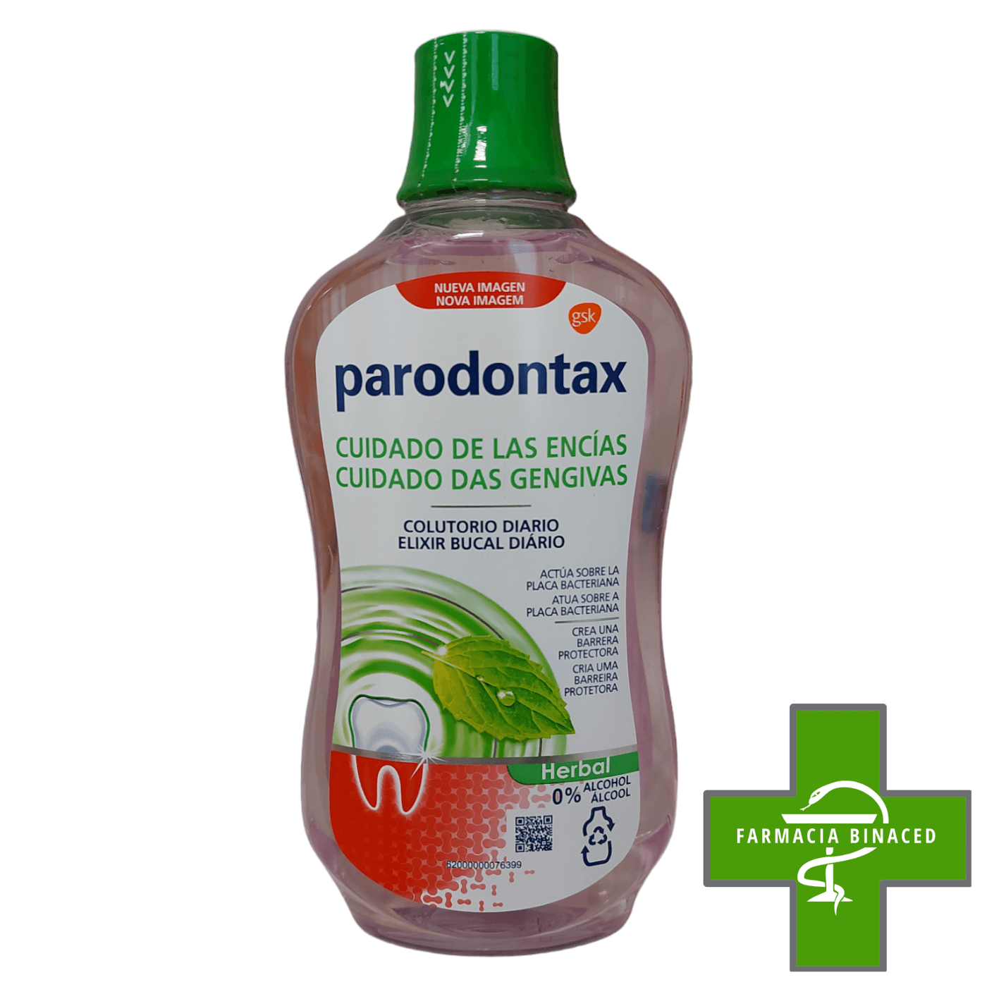 PARODONTAX COLUTORIO ENCIAS HERBAL 500ML