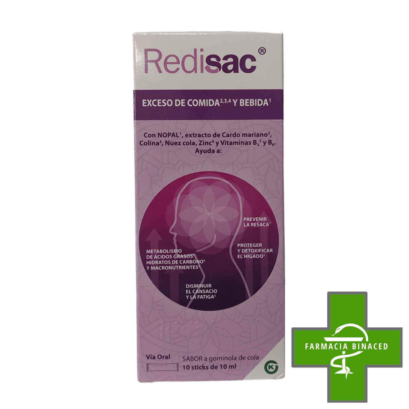 REDISAC COMIDA Y BEBIDA 10 STICKS