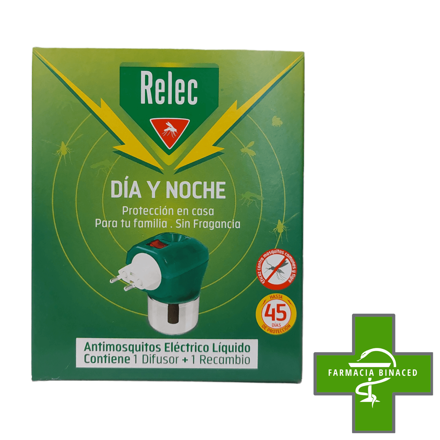 RELEC DIFUSOR ELECTRICO DIA Y NOCHE 