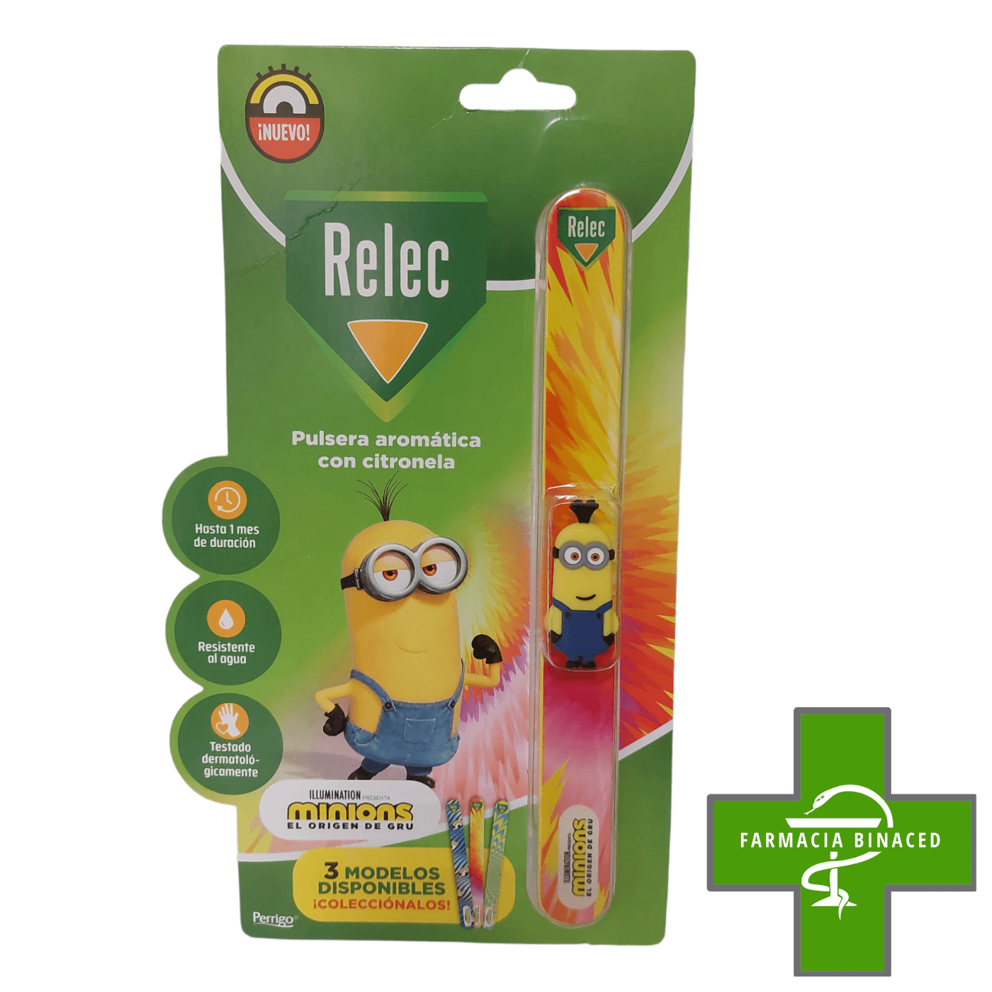 RELEC PULSERA CITRONELA MINIONS ROJA_2
