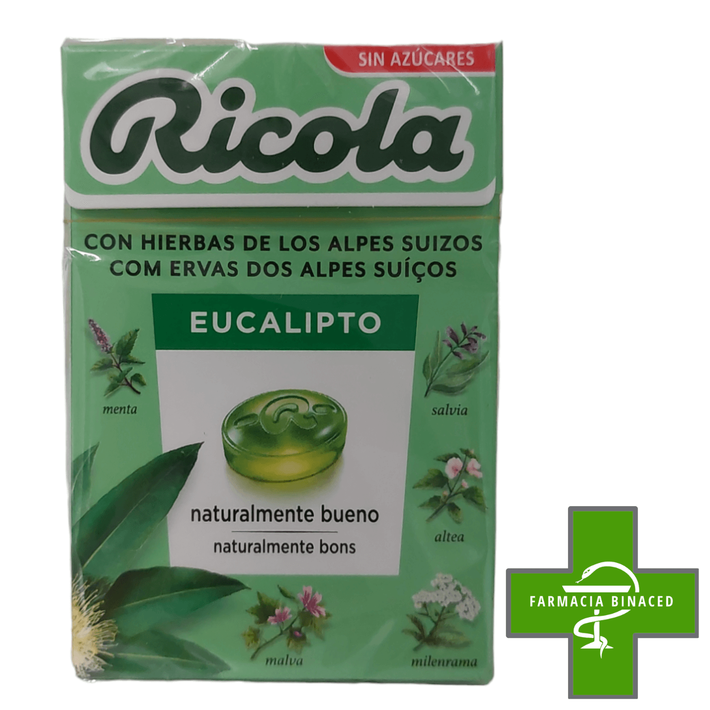 RICOLA CARAMELOS EUCALIPTO 50G