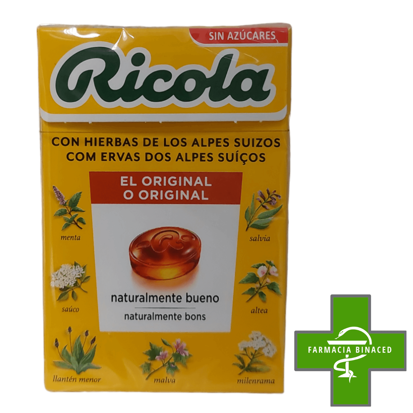 RICOLA CARAMELOS SABOR ORIGINAL 50G