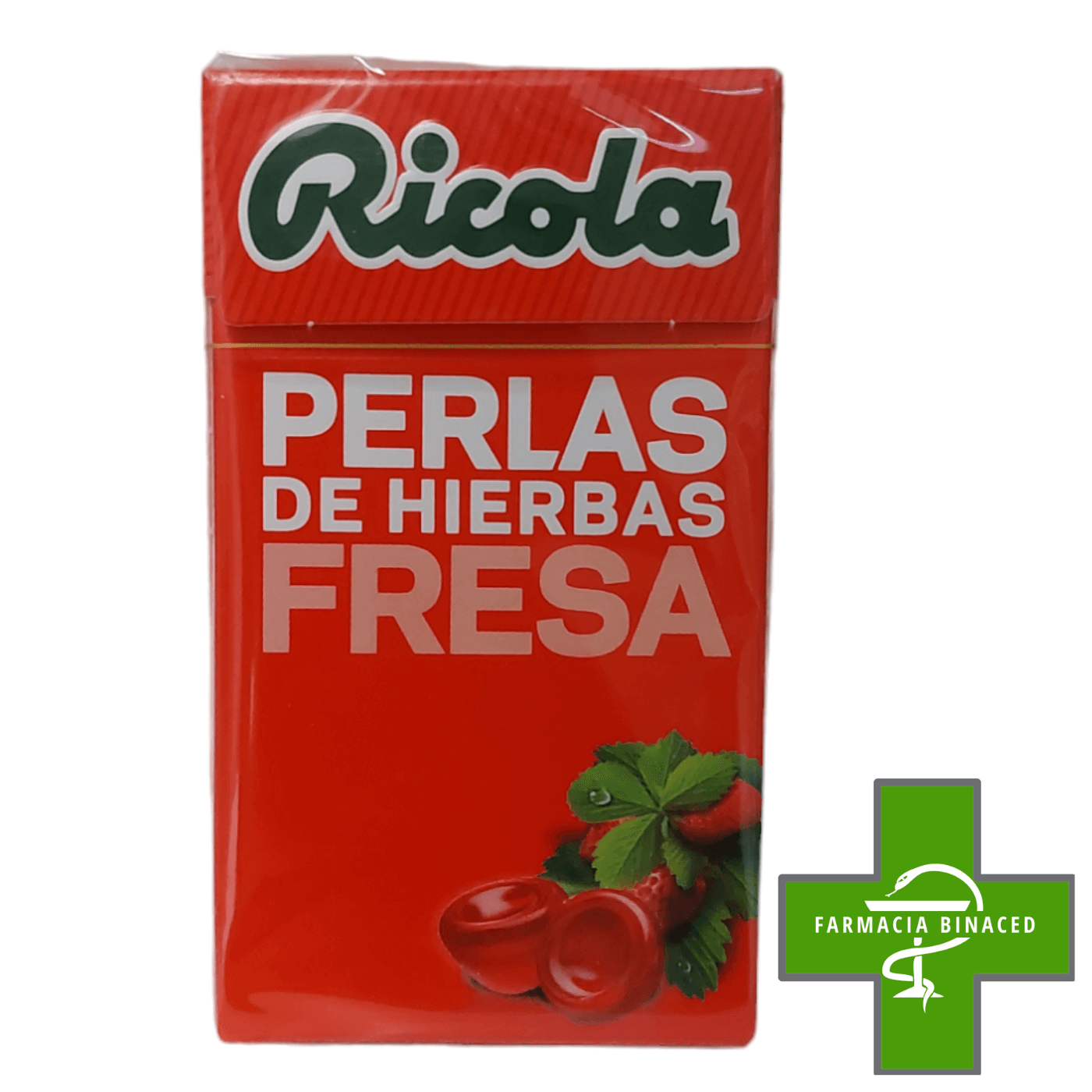 RICOLA PERLAS DE HIERBAS FRESA 25G