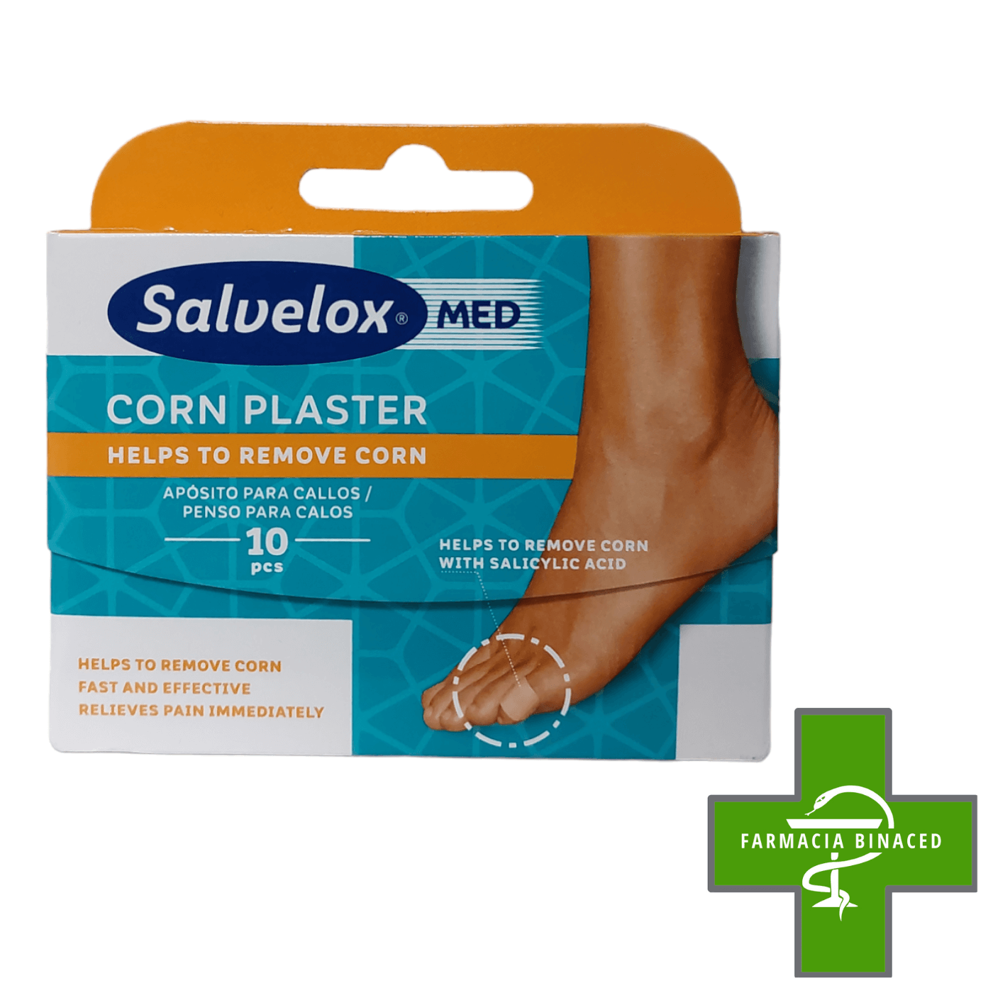 SALVELOX CORN PLASTER CALLOS 10U