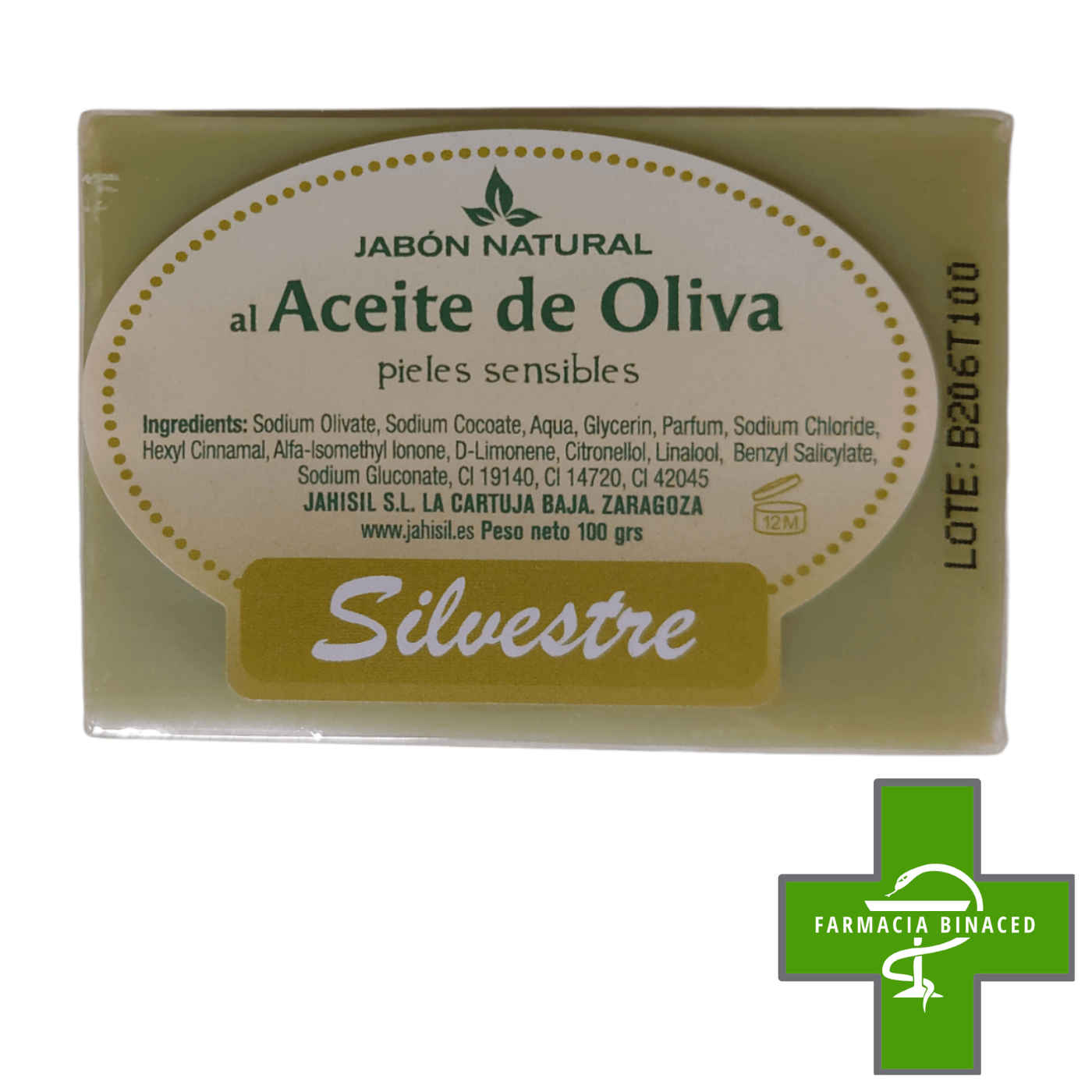 SILVESTRE JABON DE MANOS ACEITE DE OLIVA