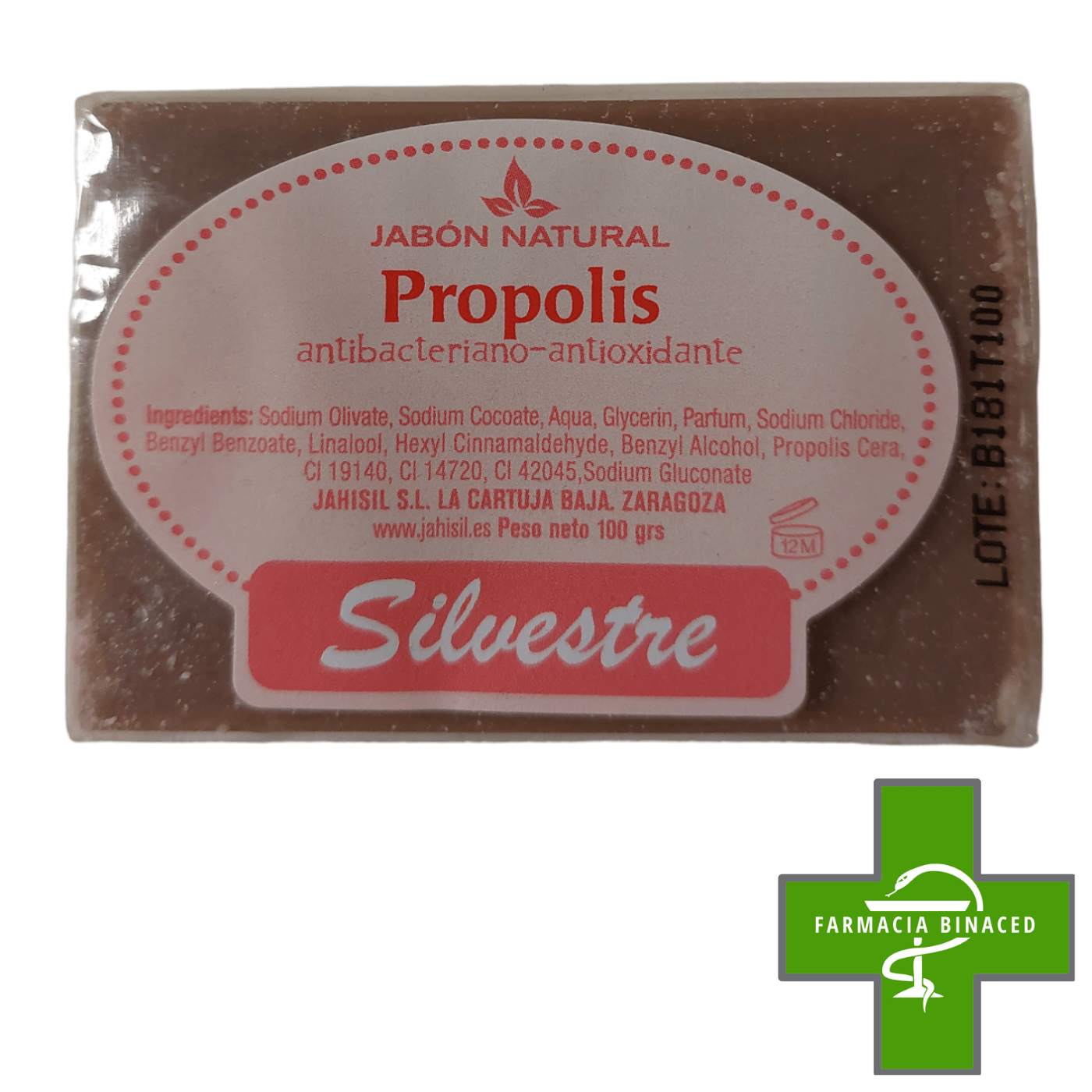 SILVESTRE JABON DE MANOS PROPOLIS