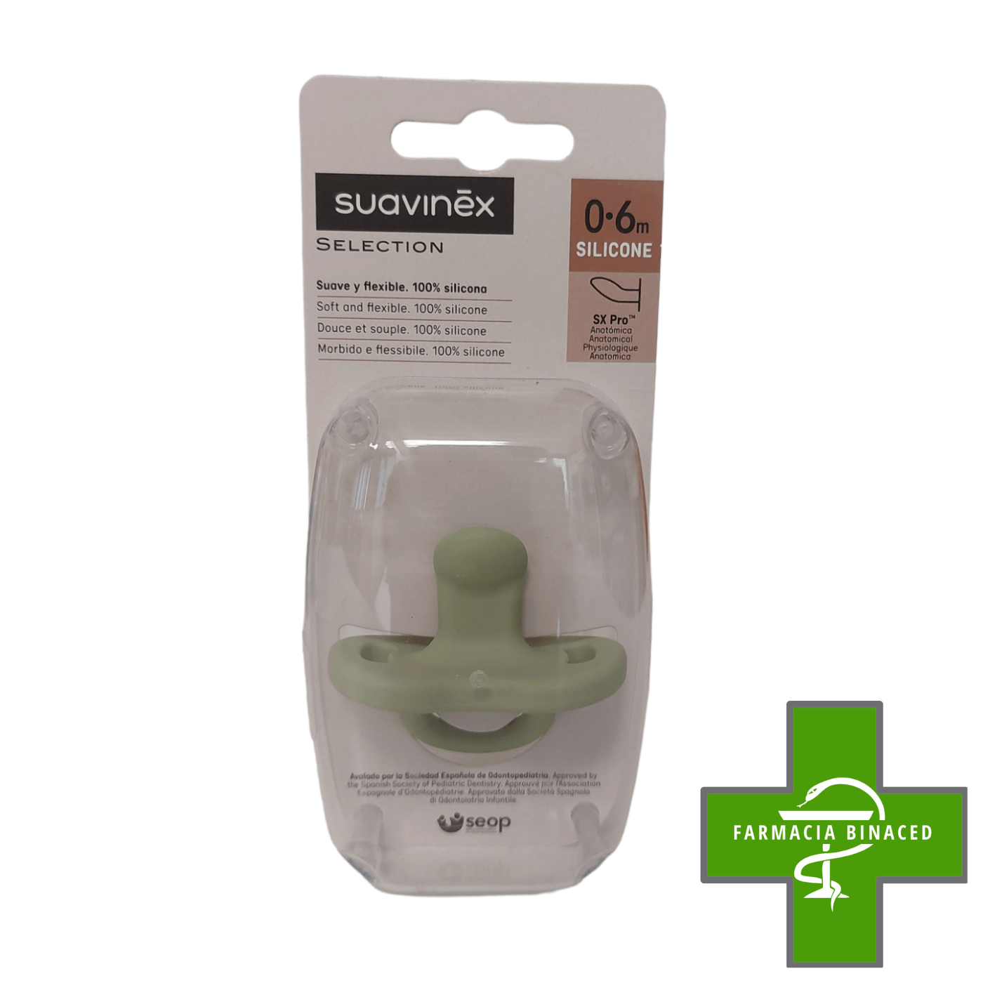 SUAVINEX CHUPETE ANATOMICO SIL SX PRO 0 a 6M