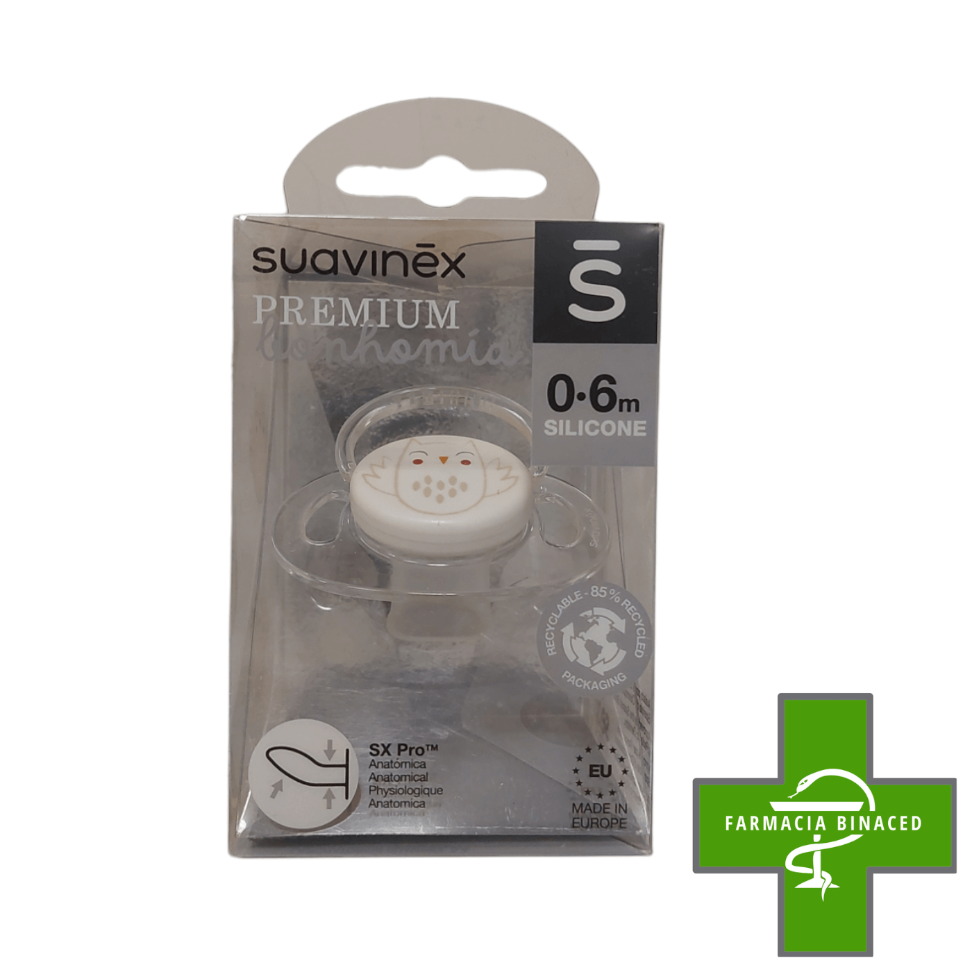 SUAVINEX CHUPETE PREMIUM ANATOMICO SX PRO SIL 0 a 6M