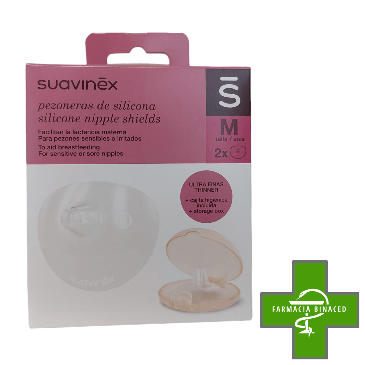 SUAVINEX PEZONERAS DE SILICONA M 2U