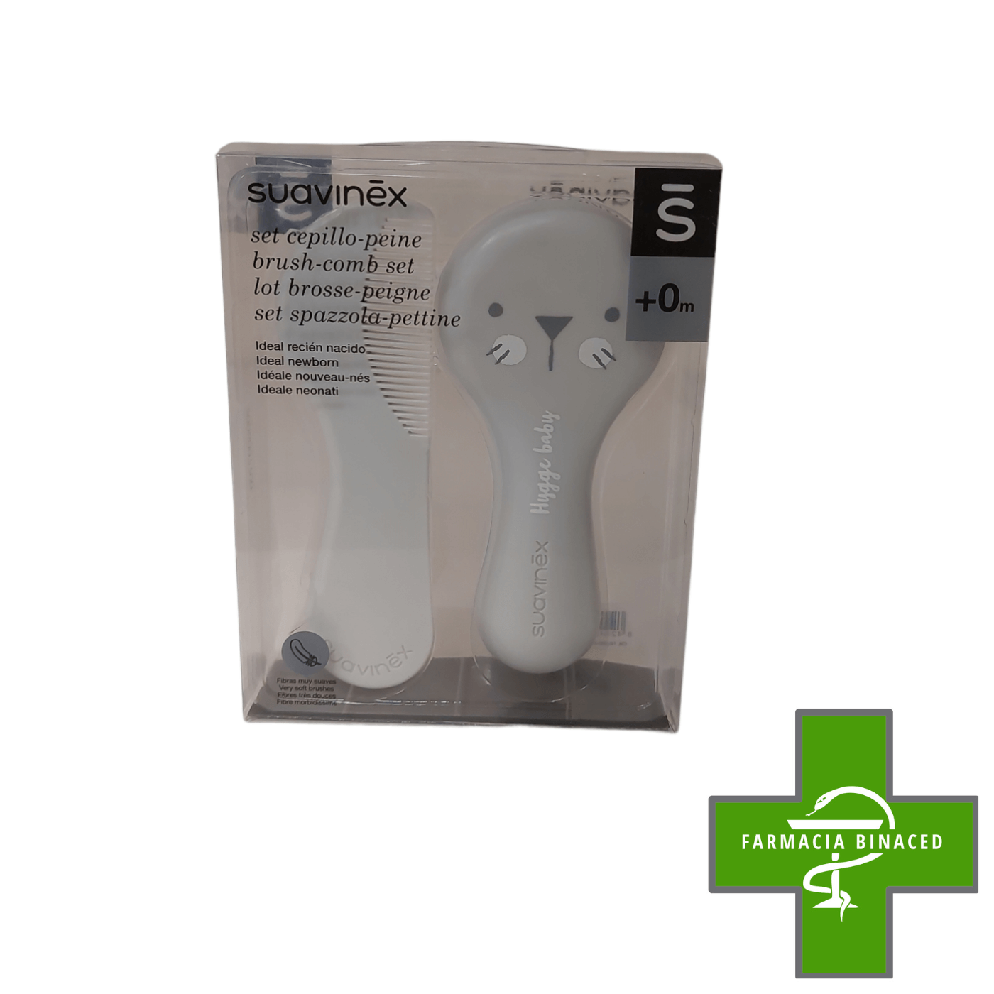 SUAVINEX SET CEPILLO PEINE BLANCO
