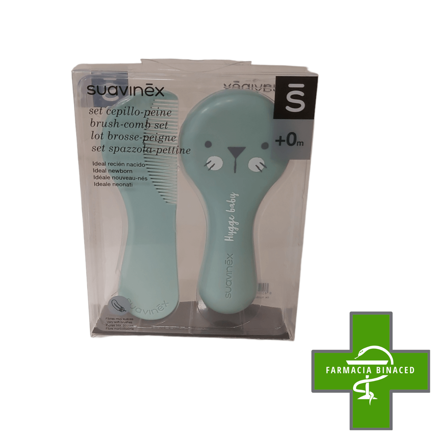 SUAVINEX SET CEPILLO PEINE VERDE