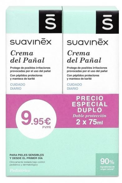 Suavinex Crema Pañal Duplo 2 x 75ml