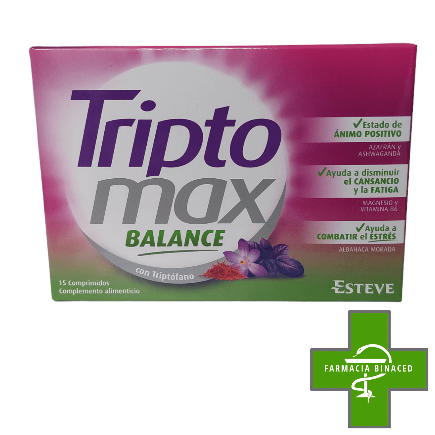 TRIPTOMAX BALANCE 15 COMPRIMIDOS