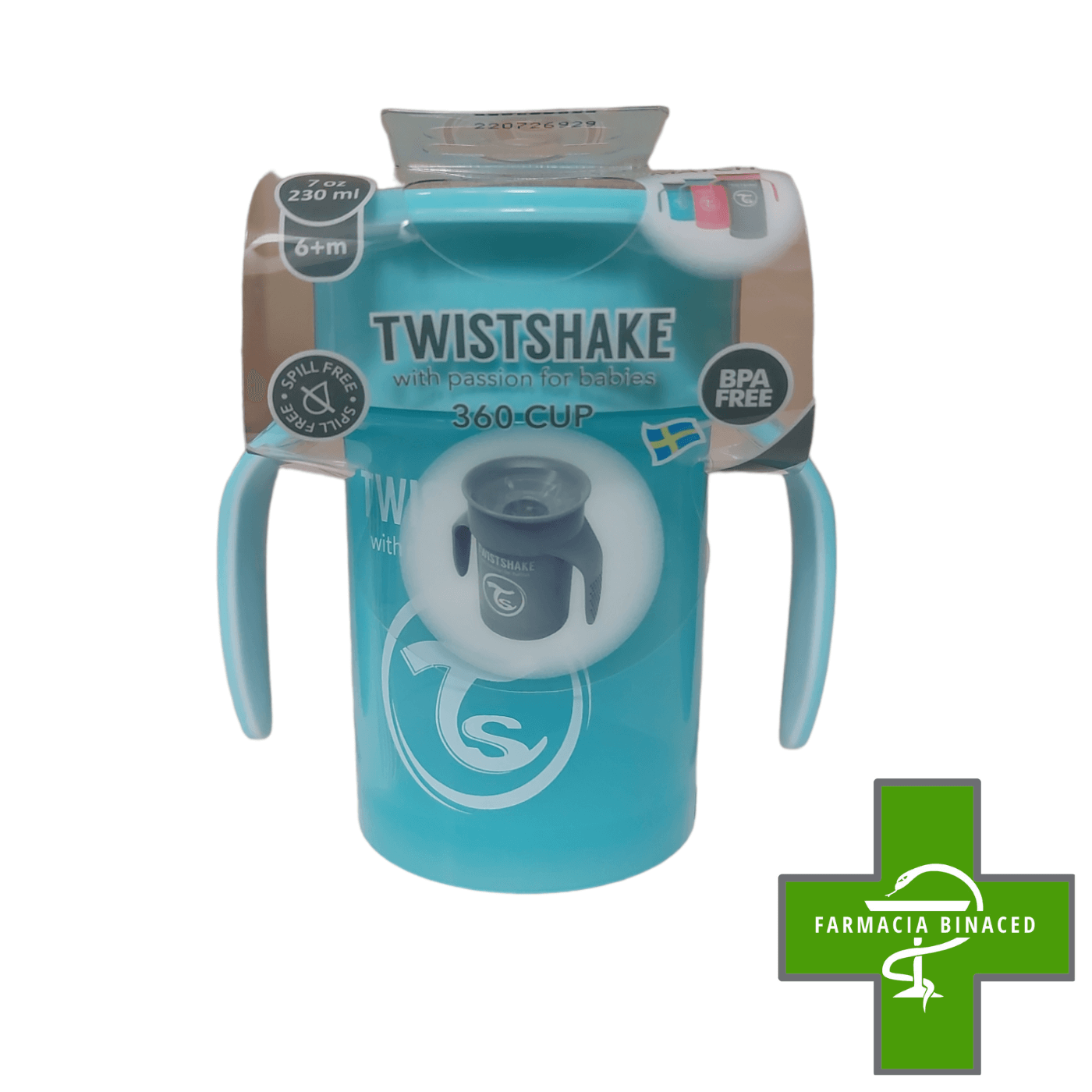 TWISTSHAKE TAZA 360 +6M 230ML AZUL