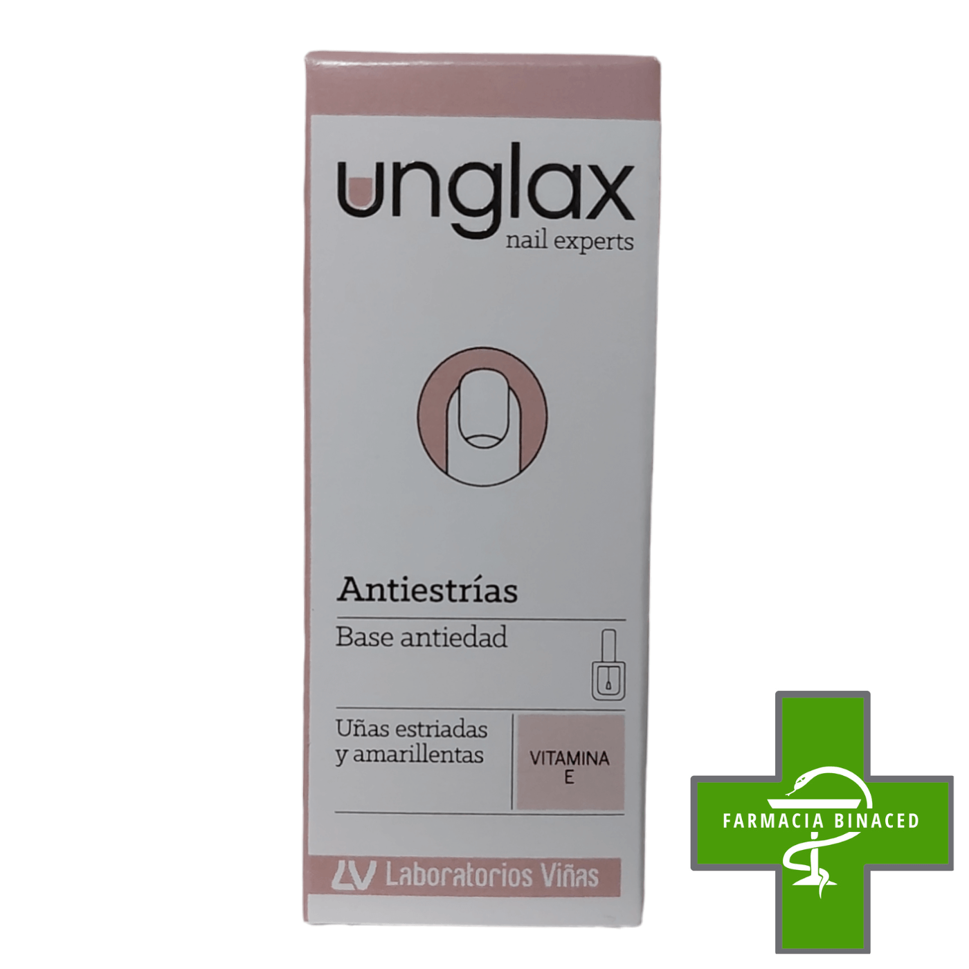 UNGLAX ANTIESTRIAS UÑAS AMARILLENTAS 10ML