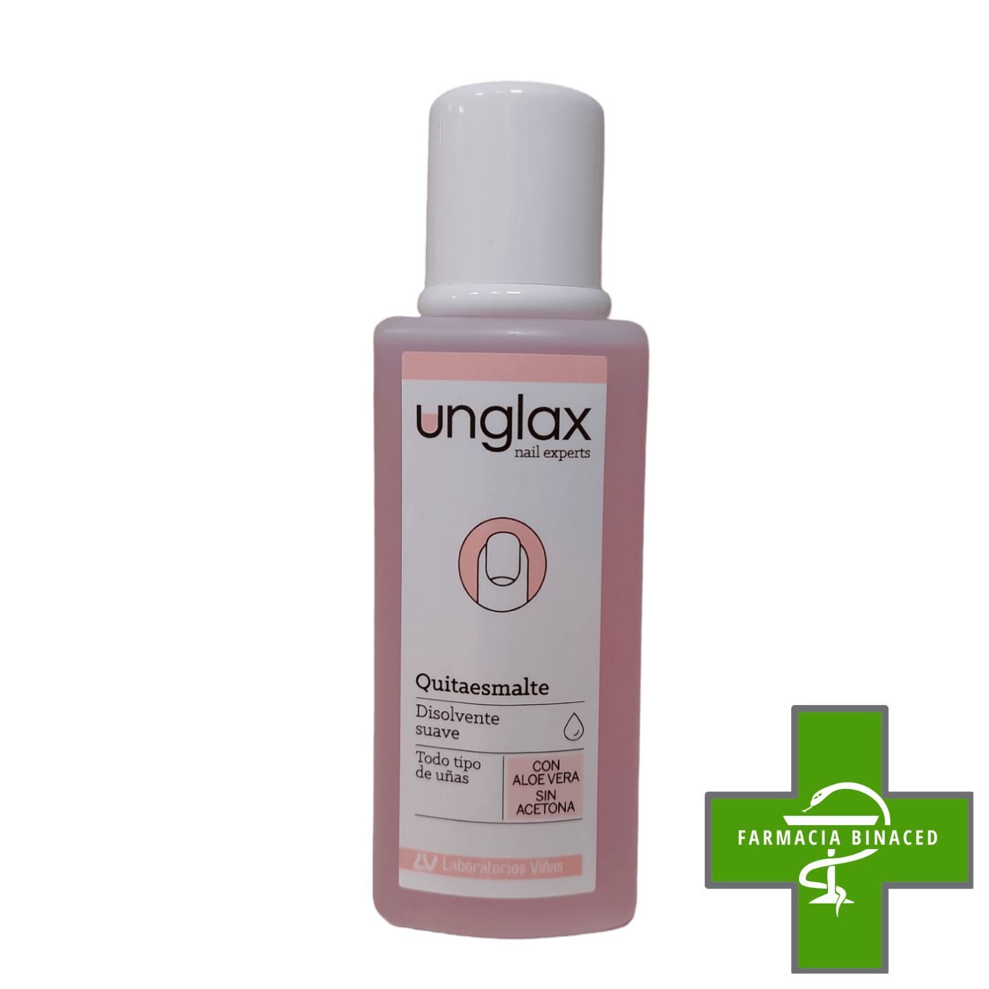 UNGLAX QUITAESMALTE SIN ACETONA 115ML