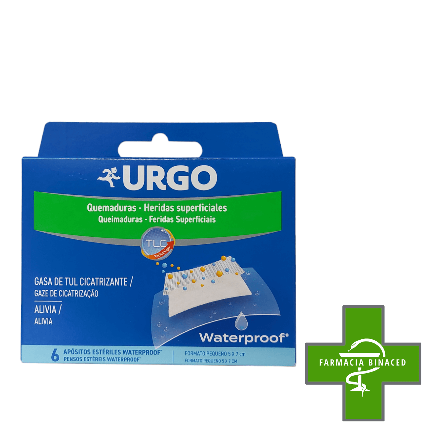 URGO QUEMADURAS 6 APOSITOS WATERPROOF 5X7CM