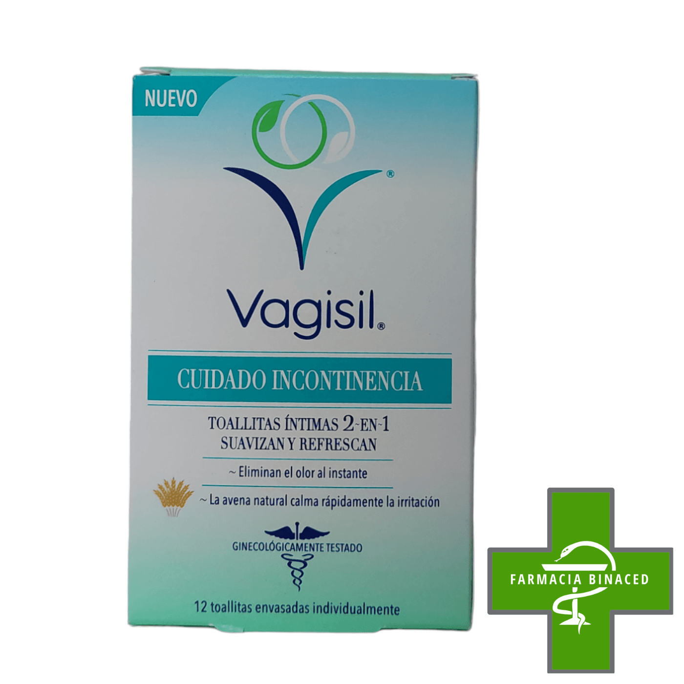 VAGISIL INCONTINENCIA 12 TOALLITAS