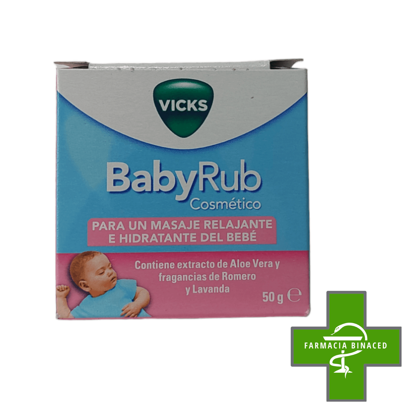 VICKS BABY RUB ALOE ROMERO Y LAVANDA 50G