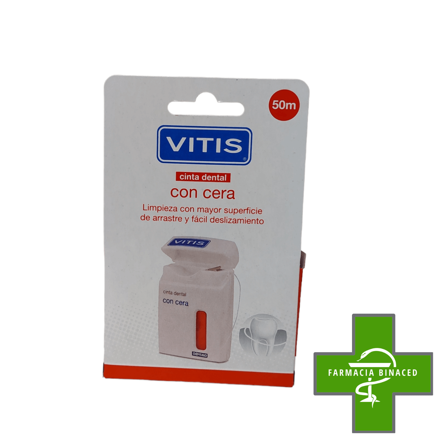 VITIS CINTA DENTAL CON CERA 50M