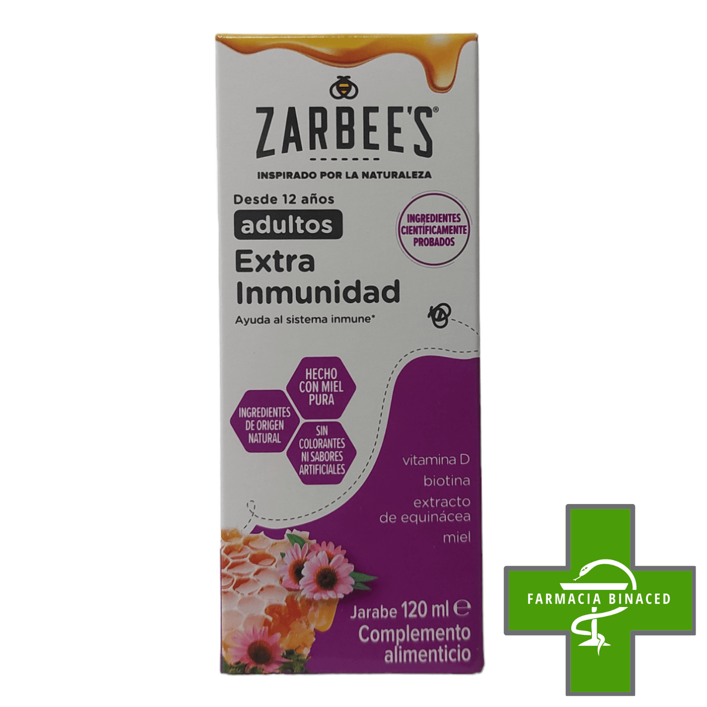 ZARBEES JARABE EXTRA INMUNIDAD ADULTOS 120ML