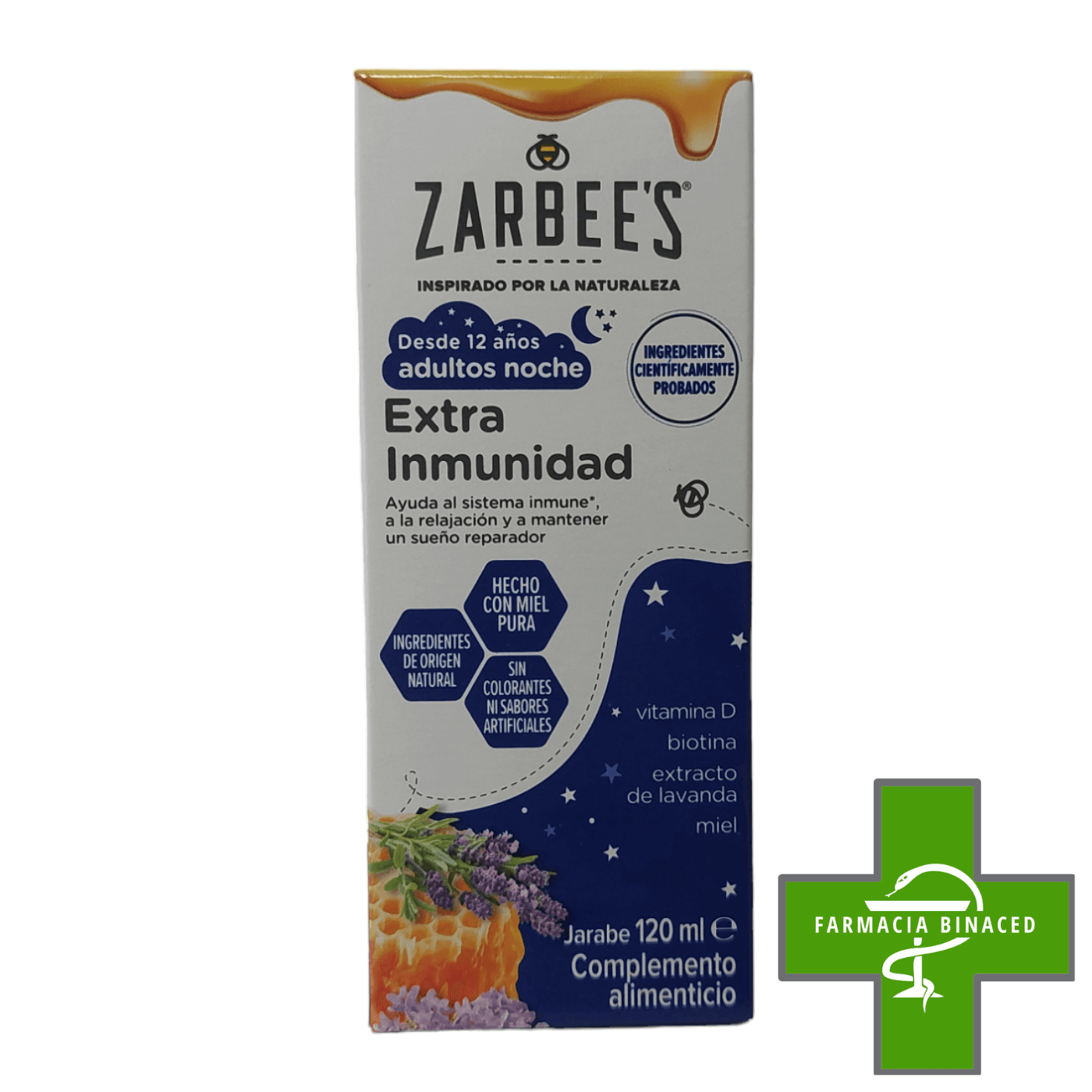 ZARBEES EXTRA INMUNIDAD ADULTOS NOCHE 120ML
