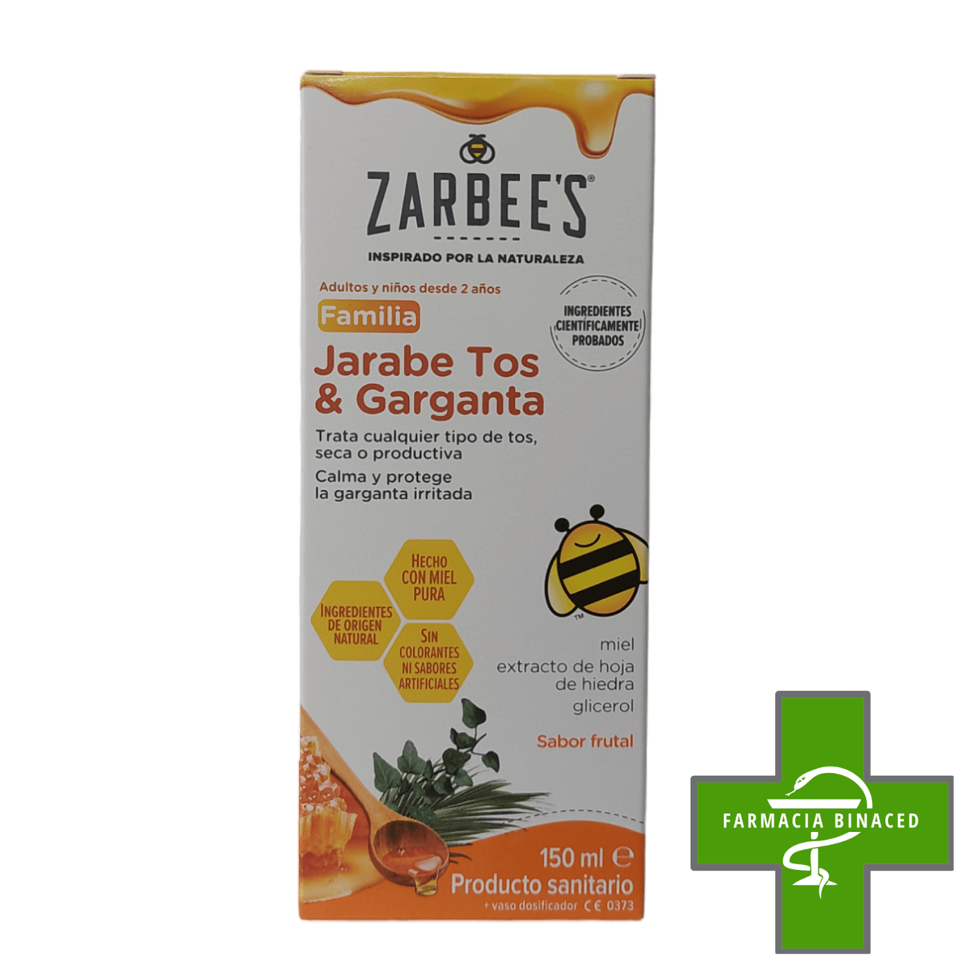 ZARBEES JARABE TOS Y GARGANTA 150ML