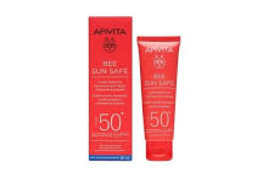 Apivita Bee Sun Safe Hydra Sensitive Crema Facial Calmante Spf50+ 50ml