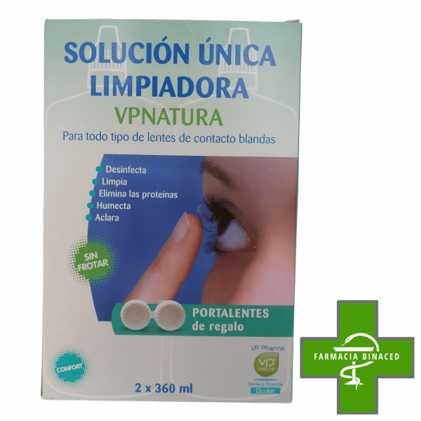 VP NATURA SOLUCION UNICA LIQUIDO LENTILLAS 360+360ML