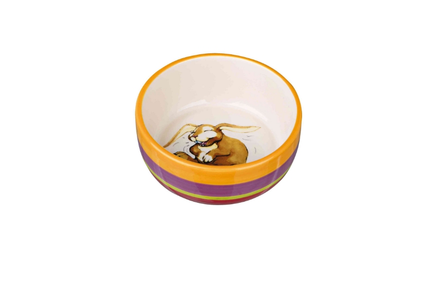 COMEDERO CERAMICO PARA CONEJOS Y CONEJOS ENANOS 250ML