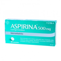 ASPIRINA 500 MG 20 COMPRI...