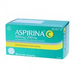 ASPIRINA C 400/240 MG 20 ...