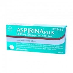 ASPIRINA PLUS 500/50 MG 2...