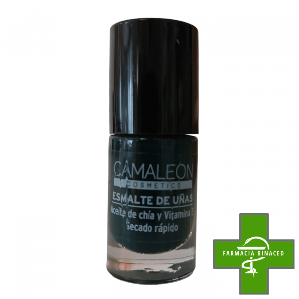 CAMALEON ESMALTE DE UÑAS COLOR VERDE BOSQUE 6ML