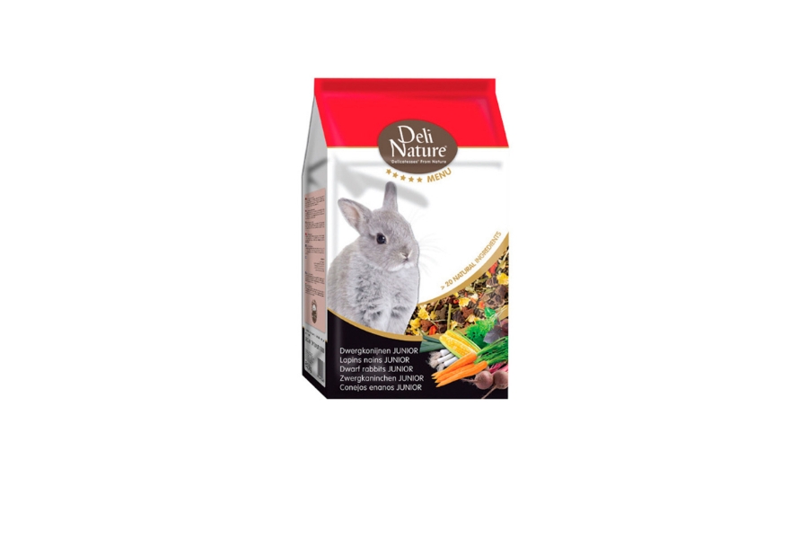 PIENSO PARA CONEJOS ENANOS JUNIOR MENU CINCO ESTRELLAS NATURAL 2.5KG
