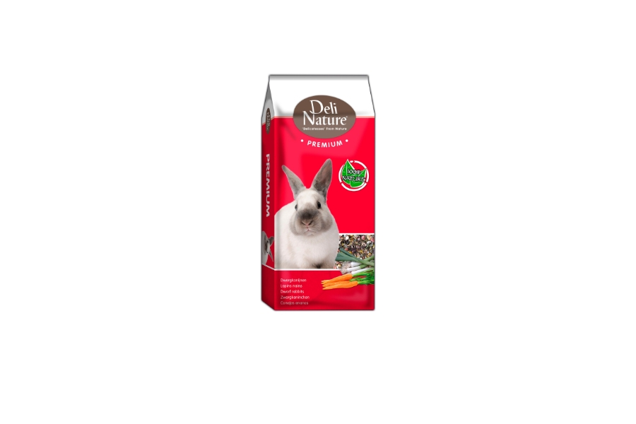 PIENSO PARA CONEJOS ENANOS DELI NATURE PREMIUM NATURAL 3KG