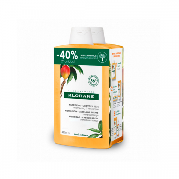 KLORANE CHAMPU MANGO 2ª UNIDAD 40%
