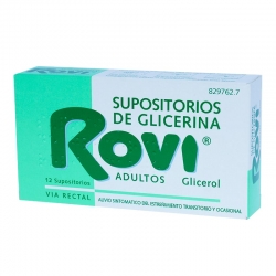 SUPOSITORIOS GLICERINA RO...